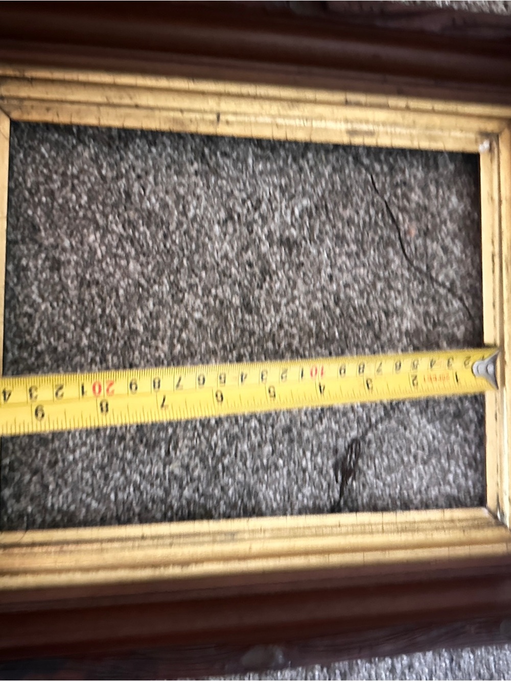 Vintage Victorian 8x10 wood frame with gold - Picture 6 of 8